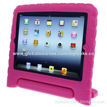EVA Drop Resistance Protective Case for iPad 4 with Holder, OEM Orders Welcomed